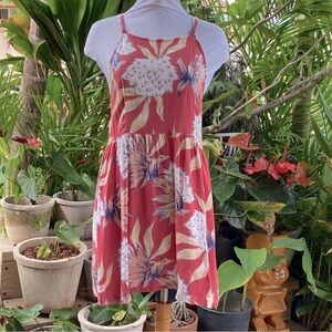 Roxy Coral Floral Sundress